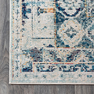 Osuna Diamond Vintage Medallion Area Rug